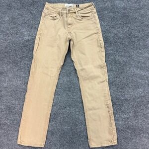 DEPARTWEST Mens 30W 32L Beige Seeker Straight Leg‎ Casual Pants